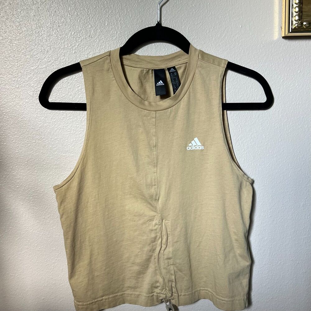 Olive Green Adidas Tank Top